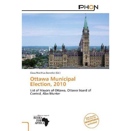 Ottawa Municipal Election, 2010, Fachbücher