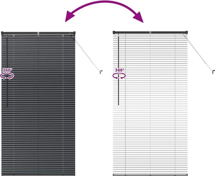 Produktbild vidaXL Balkenjalousien (175 x 95 cm)