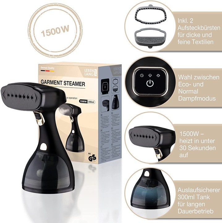 Produktbild Lebenlang Dampfglätter (1500 W)
