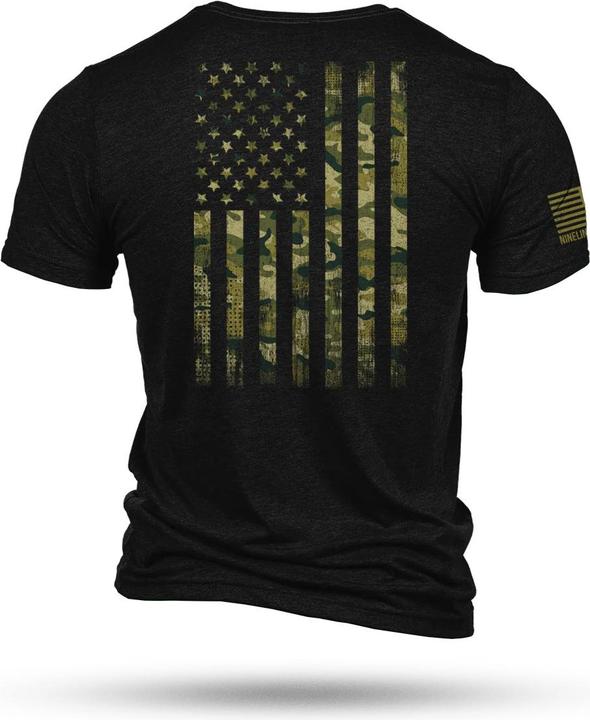 Immagine prodotto Nine Line T-Shirt AMERICAN CAMO, charcoal black (XL)