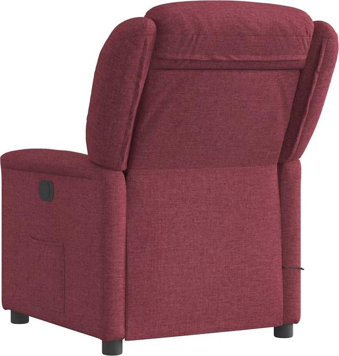 Productafbeelding VidaXL Massagefauteuil Wijnrode stof Massage TV-fauteuil