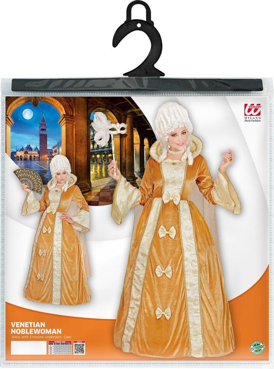 Produktbild Widmann Venezianische Edeldame mit Kleid mit Reifunterrock, Umhang (L)