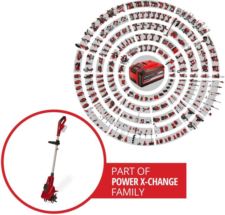 Image du produit Einhell Bineuse sans fil 18 V GE-CR 18/20 Li E Power X-Change