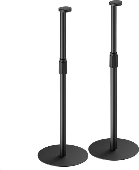 TecLines TLH007B 2x Support de haut-parleur Sonos Era 100 / 300 réglable en hauteur, s... (1 pièce, Support, Réglable en hauteur)