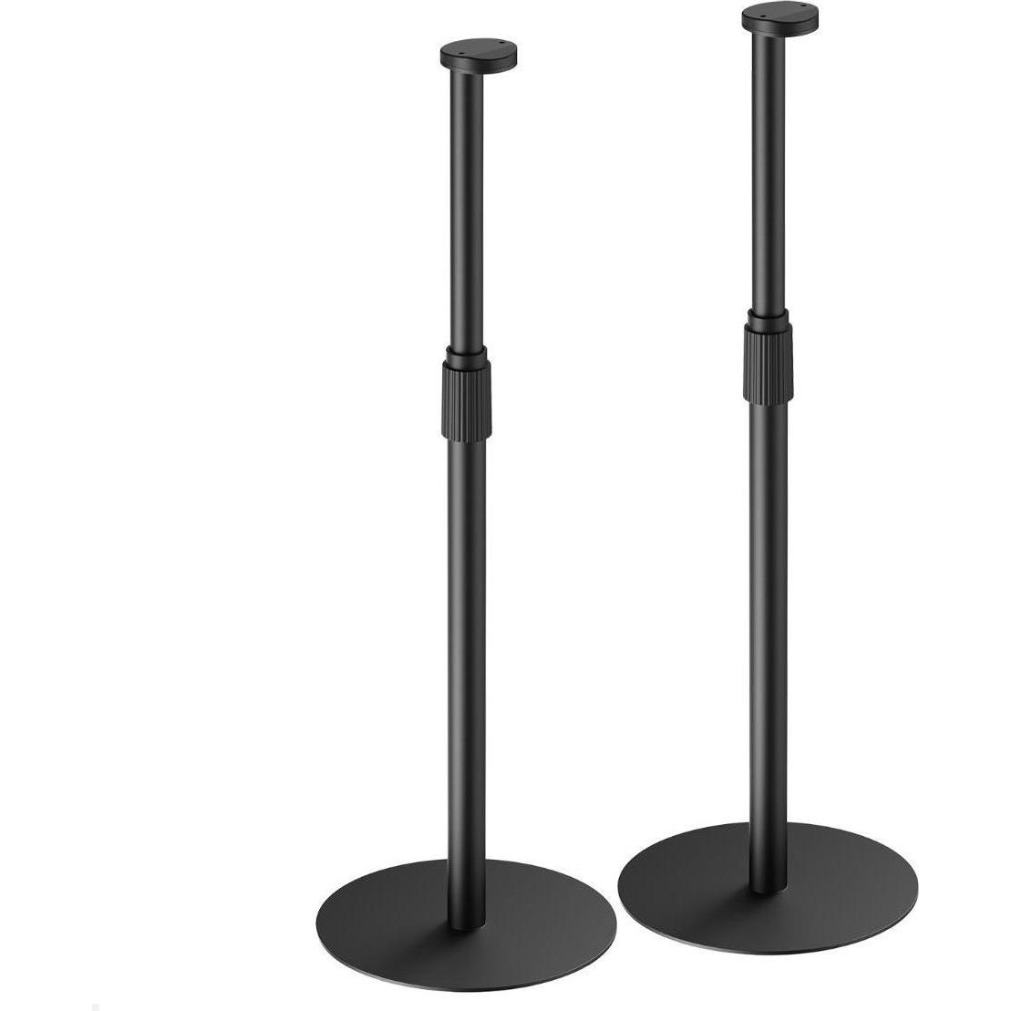 TecLines TLH007B 2x supporto per diffusori Sonos Era 100 / 300 regolabile in altezza,... (1 pz., Cavalletto, Regolabile in altezza), Stativo + Montagg