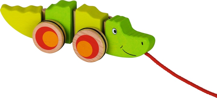 Actual product image Goki Pull toy crocodile