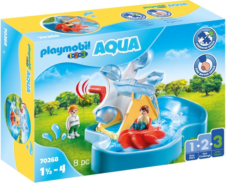 Produktbild Playmobil Wasserrad mit Karussell (70268, Playmobil 1.2.3)
