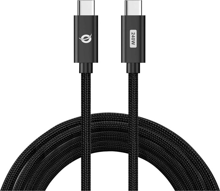 Image du produit Conceptronic Câble USB-C 3.1 -> C St/St 1.20m 5A 480Mbps sw (1.20 m, USB 2.0, 240 W)