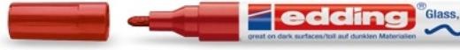 Actual product image Edding 751 Gloss varnish marker (Red, 1 mm, 1 x)