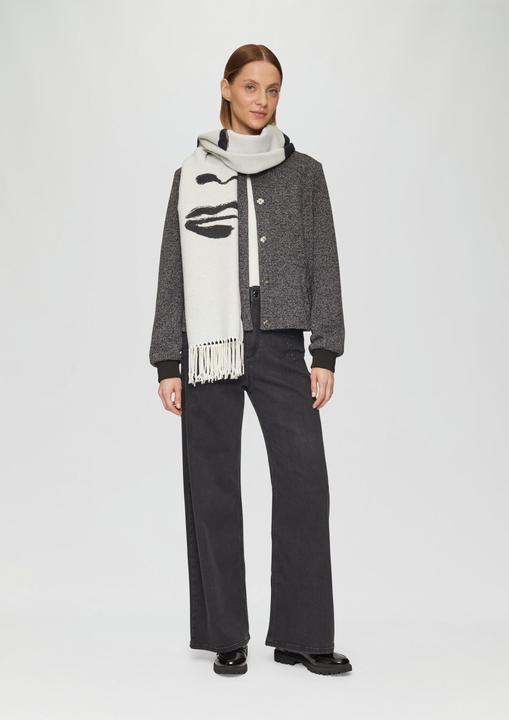 Produktbild S.Oliver Tuch Weicher Jacquard-Schal mit Fransen