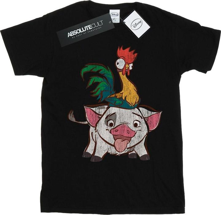 Immagine prodotto Disney Moana Hei Hei And Pua Maglietta Ampia Donna (XXL)