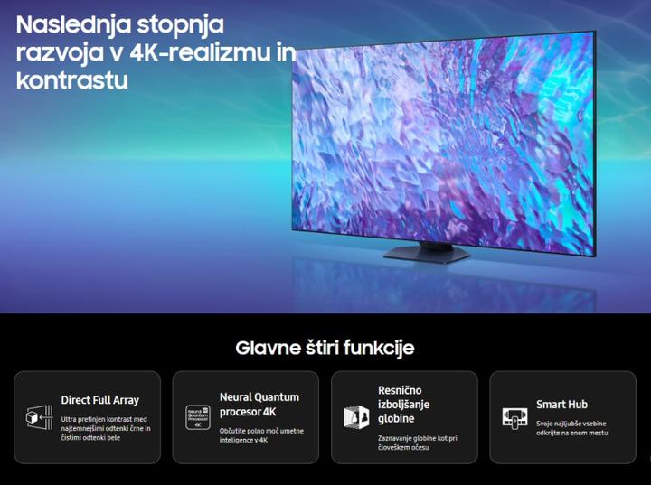Produktbild Samsung QE75Q80CAT (75", Q80C, QLED, 4K)
