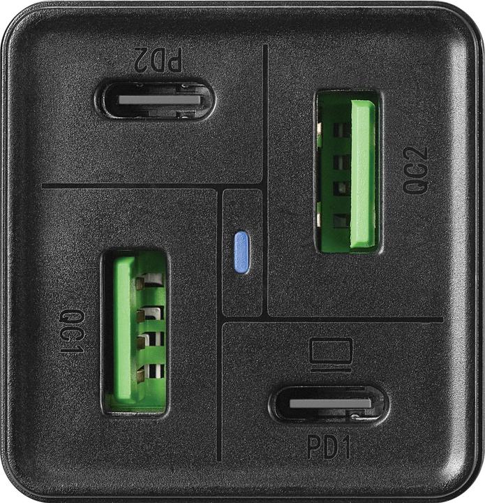 Productafbeelding Sandberg 4in1 Lader 2xUSB-C 2xUSB 65W (65 W)