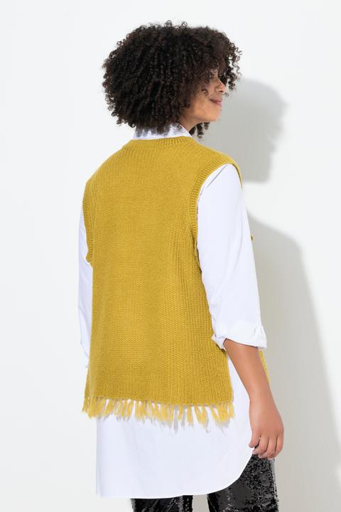Image du produit Angel of Style Pull sans manches, coupe confortable, cordon à nouer de chaque côté (50, 52)