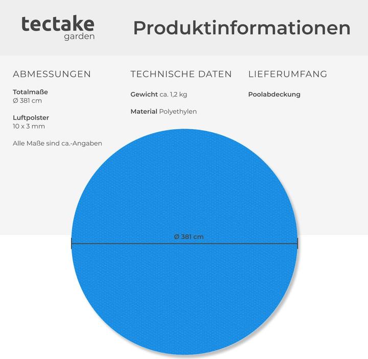 Produktbild tectake Poolabdeckung