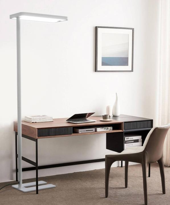 Image du produit Renkforce RF-6410432 LED-Stehlampe LED EEK F A - G Grau-Silber