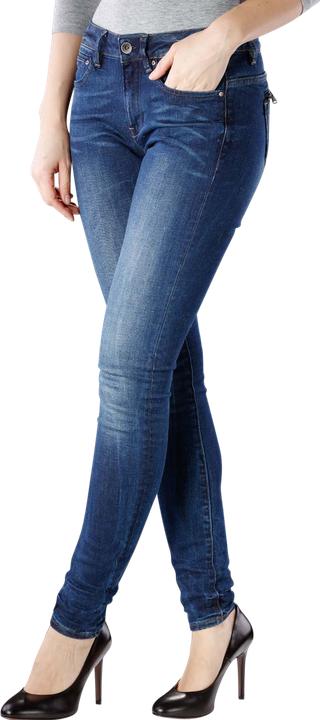 Immagine prodotto G-Star Midge Zip Mid Skinny Jeans scuro invecchiato (W25/L34)