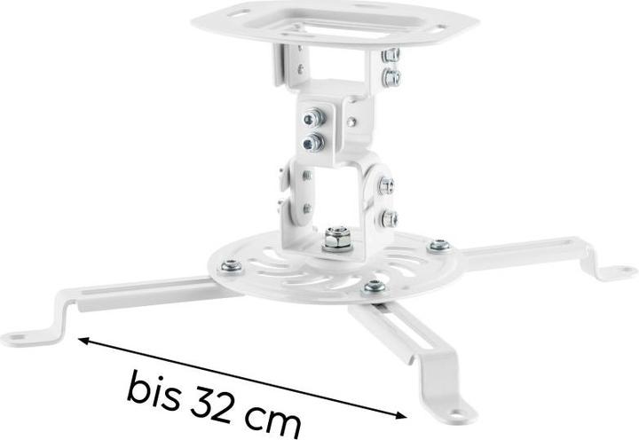 Produktbild Hama Beamerhalterung, schwenkbar, drehbar, neigbar, für Decke, bis 13,5 kg (Decke)