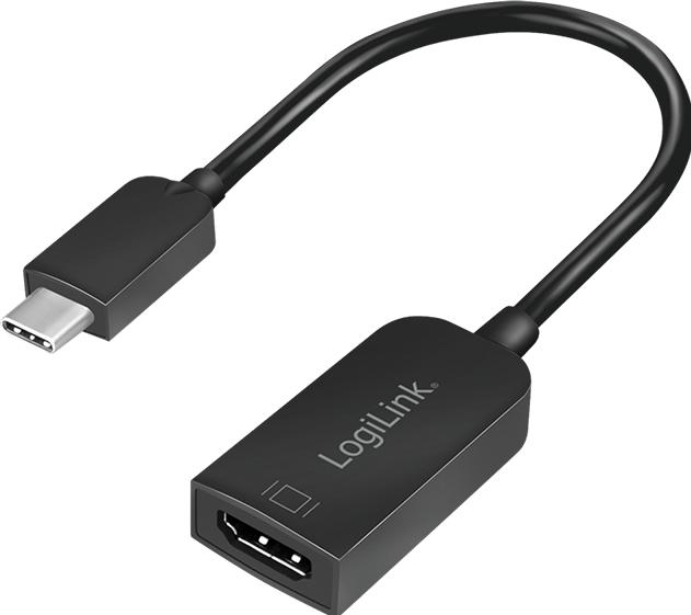 Produktbild LogiLink USB Typ-C zu (HDMI, 4.50 cm)