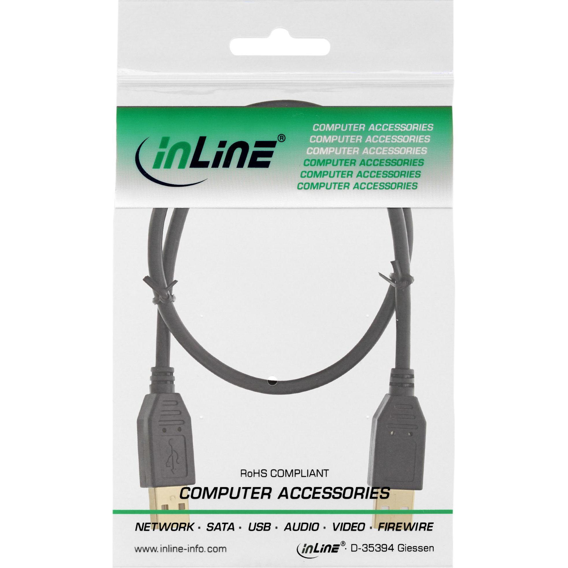 Thumbnail - InLine USB 2.0 Kabel (2 m, USB 2.0), USB Kabel