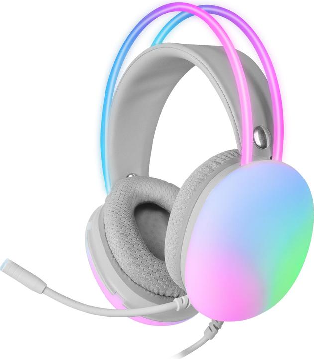 Mars Gaming MHGLOWP Headphones & Headset Wired Headband USB Type-A Pink (Cable)
