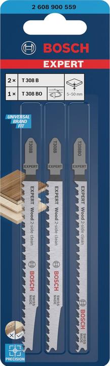 Actual product image Bosch Professional Zubehör Expert jigsaw blade set