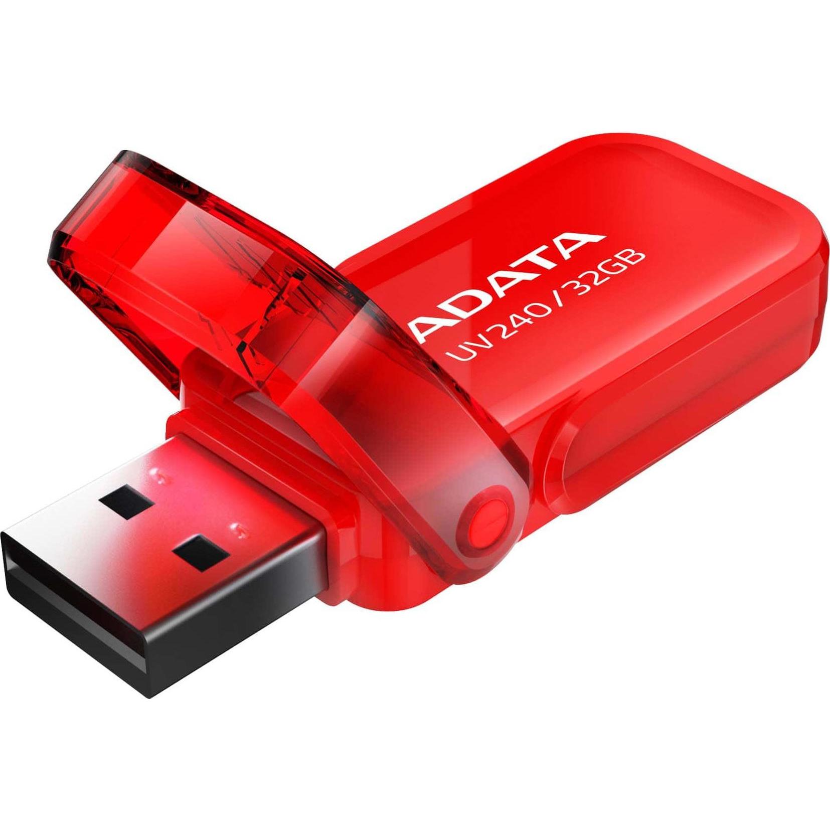 Thumbnail - Adata UV240 USB-Flash-Laufwerk (32 GB, USB-A, USB 2.0), USB Stick, Rot