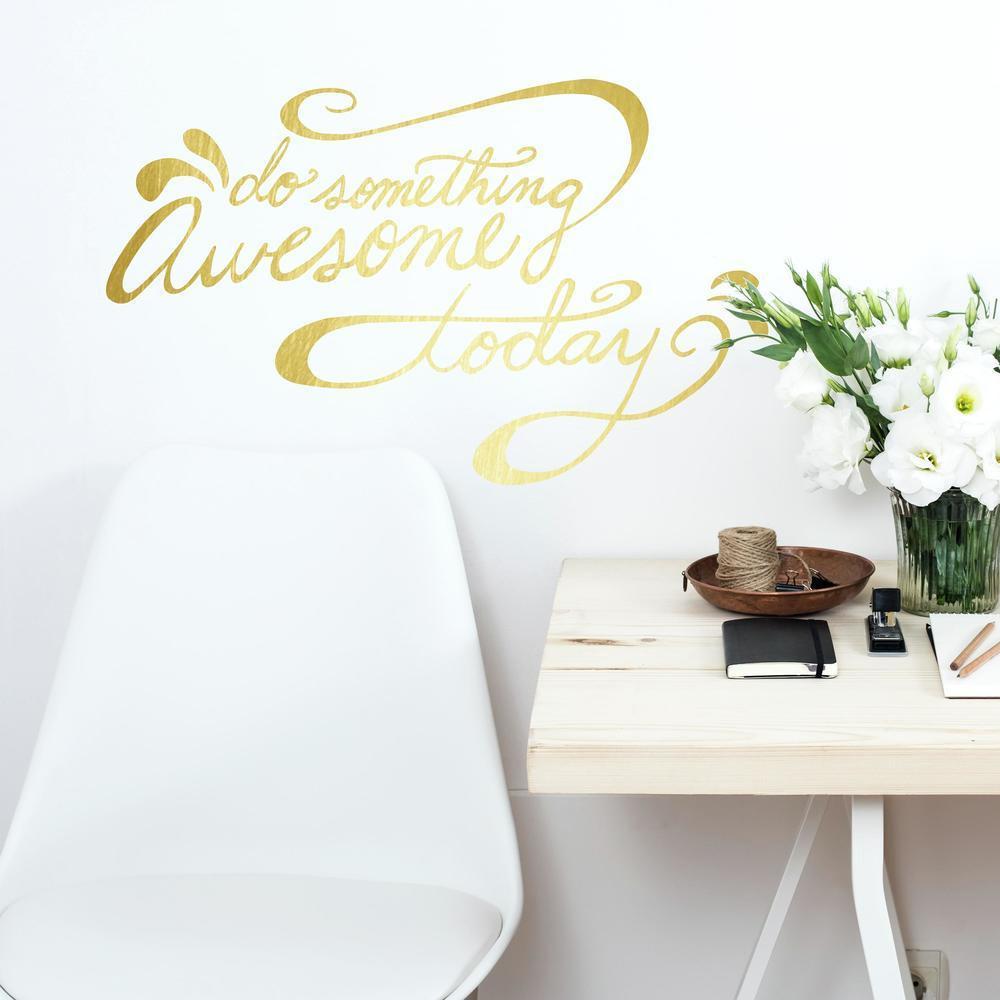 Roommates, Wandtattoo, RM - "Do Something Awesome Today"" Quote"