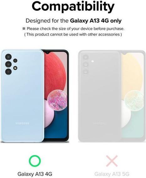 Actual product image Ringke Galaxy A13 4G Camera Protector Full Cover Glass package (3 pcs) Black (3 pcs., Samsung Galaxy A13)