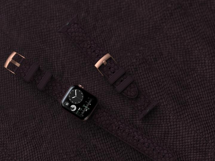 Immagine prodotto Njord Cinturino Per Orologio Eldur (45 mm, 44 mm, Pelle Vegan, Chiusura in acciaio inox, Pelle di salmone)