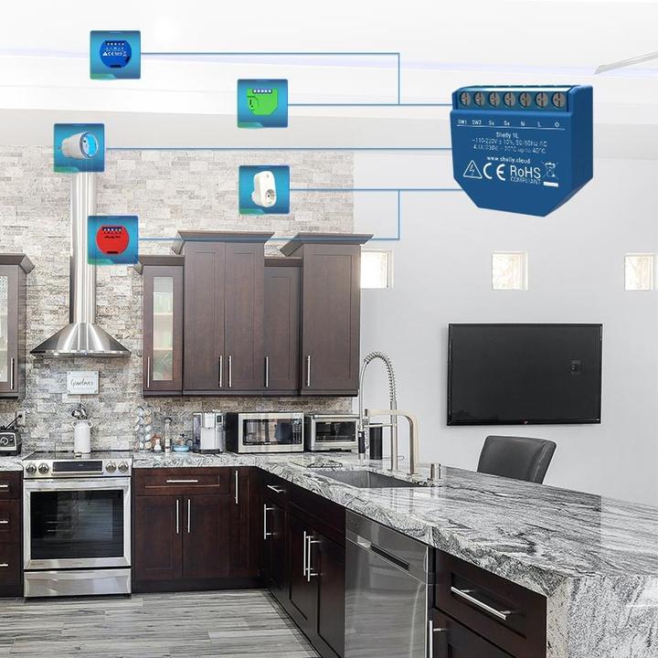 Produktbild Shelly WLAN-Schaltaktor 1L WiFi-Relais