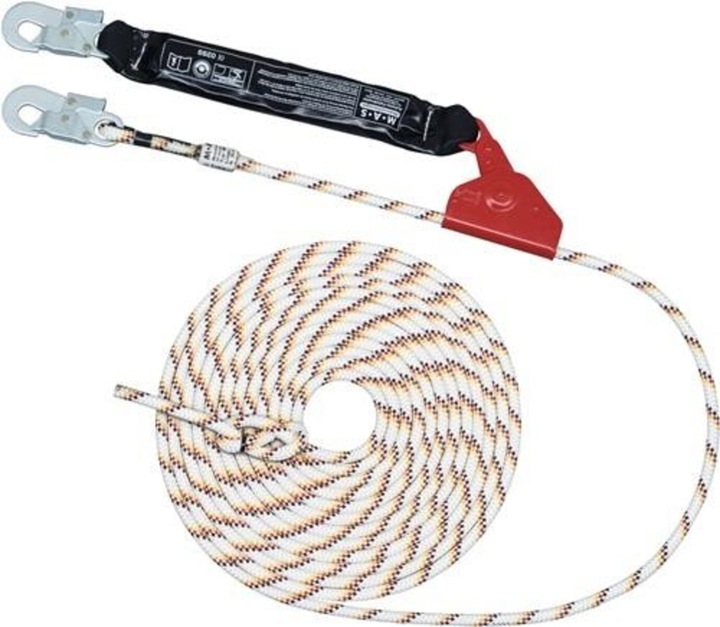 Actual product image MAS Guided type fall arrester SK 12 EN353-2 L.20m rope-D.12mm (31820) (Fall-arrest device, 136 kg)
