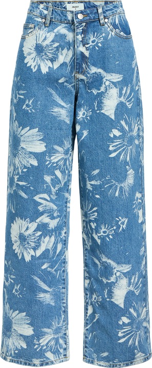 Actual product image Object Print Straight Fit Jeans (S)