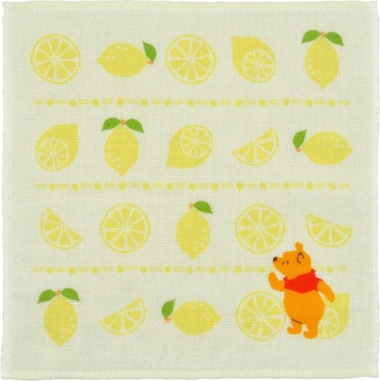 Actual product image Disney Winnie the Pooh mini gauze towel with lemon