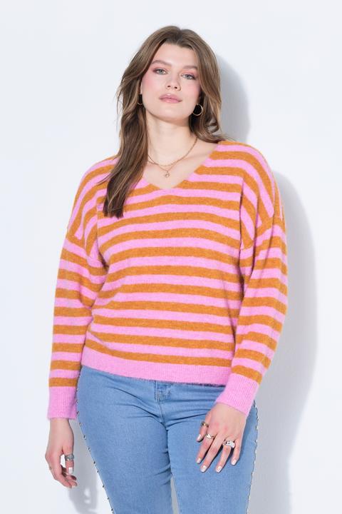 Produktbild Studio Untold Pullover, Boxy Shape, Streifenstrick (46, 48)