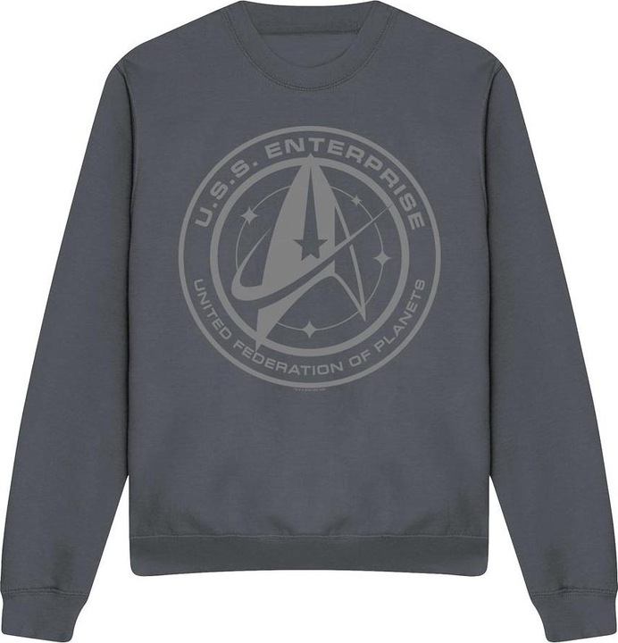 Actual product image Universal Textiles Unisex Adult Enterprise Crest Sweatshirt (XL)