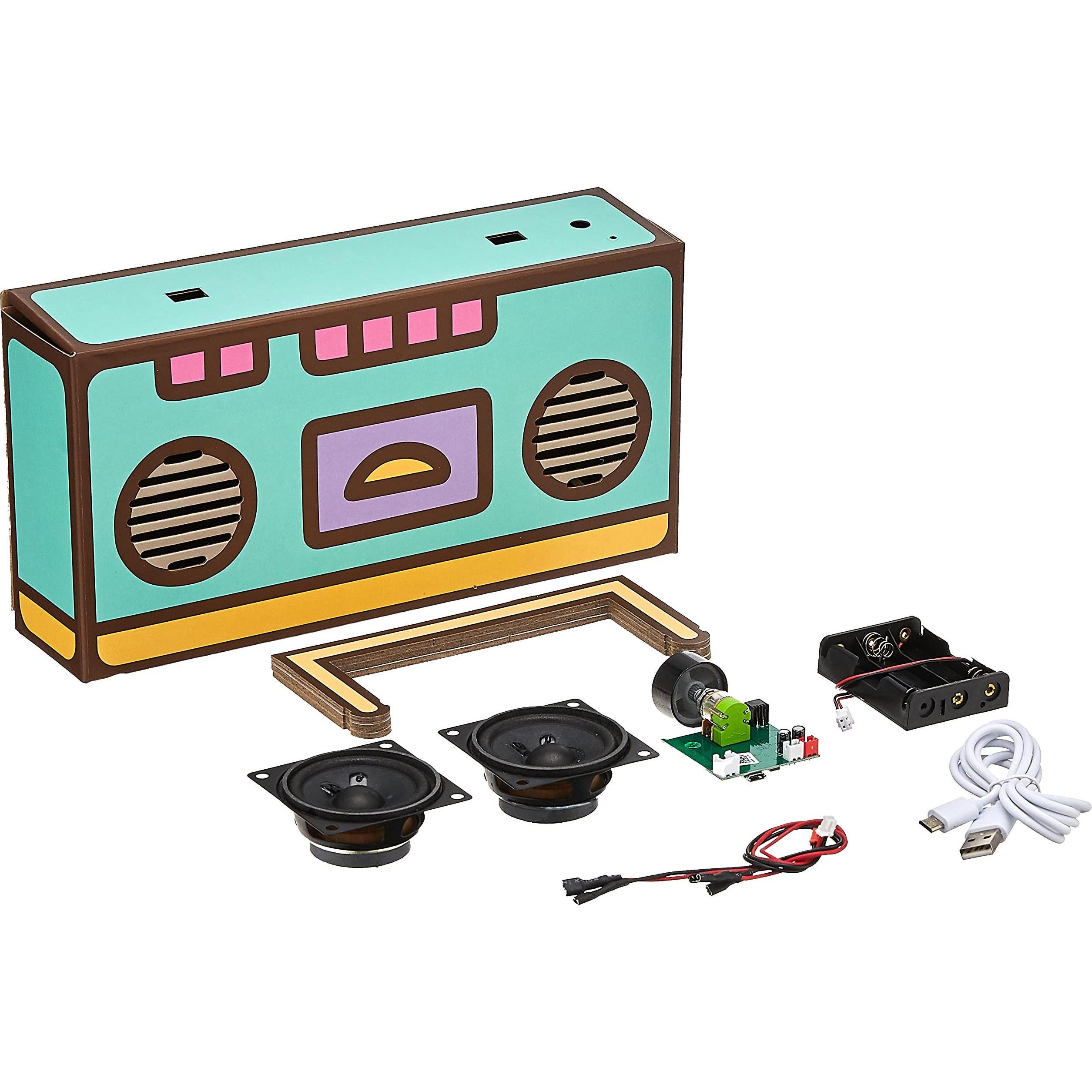 Pusheen DIY Bluetooth Lautsprecher Boombox (Batteriebetrieb), Bluetooth Lautsprecher, Mehrfarbig