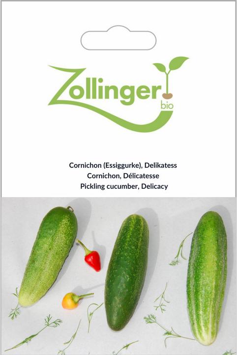 Image du produit Zollinger Bio Cornichon (cornichon), Délicat