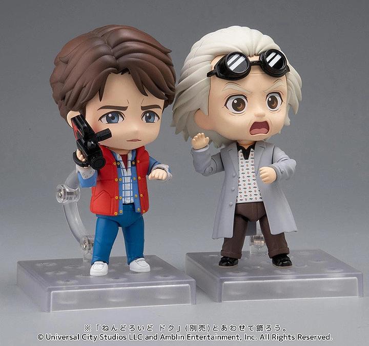 Actual product image 1000toys Back to the Future Nendoroid PVC Action Figure Marty McFly 10 cm