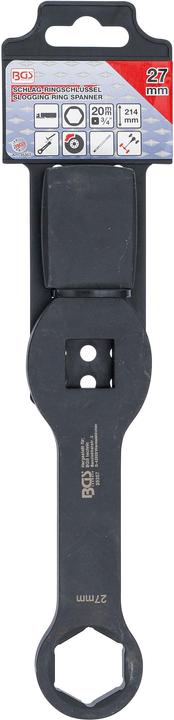 Actual product image BGS Slogging Ring Spanner Hexagon with 2 Striking Faces 27 mm (27 mm)