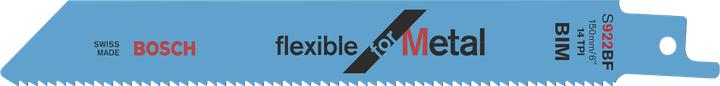 Actual product image Bosch Professional Zubehör Sabre saw blade S 922 BF, Flexible for Metal, pack of 2