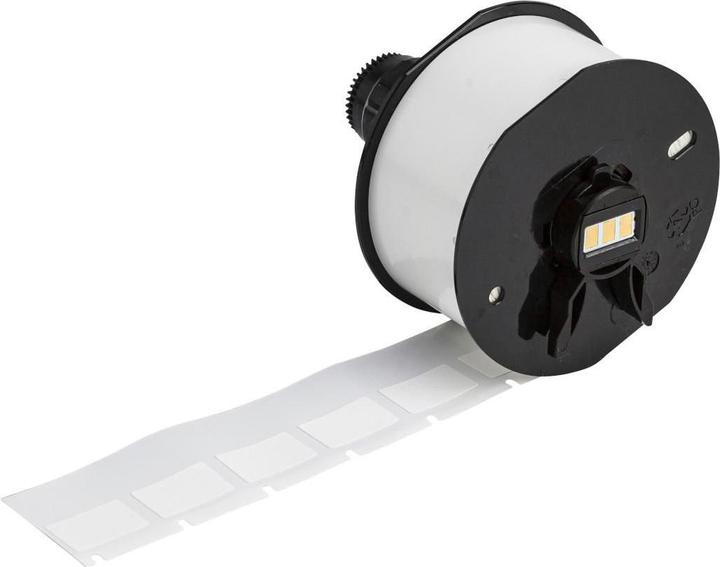 Actual product image Brady A62-7-499, nylon fabric, white, matt, 12.70 x 19.05 mm, permanent, for cable diameter 1.52 - (1.27 cm)