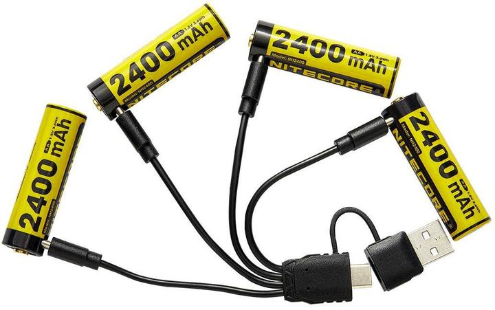 Actual product image Nitecore NH2400 (4 pcs., AA, 2400 mAh)
