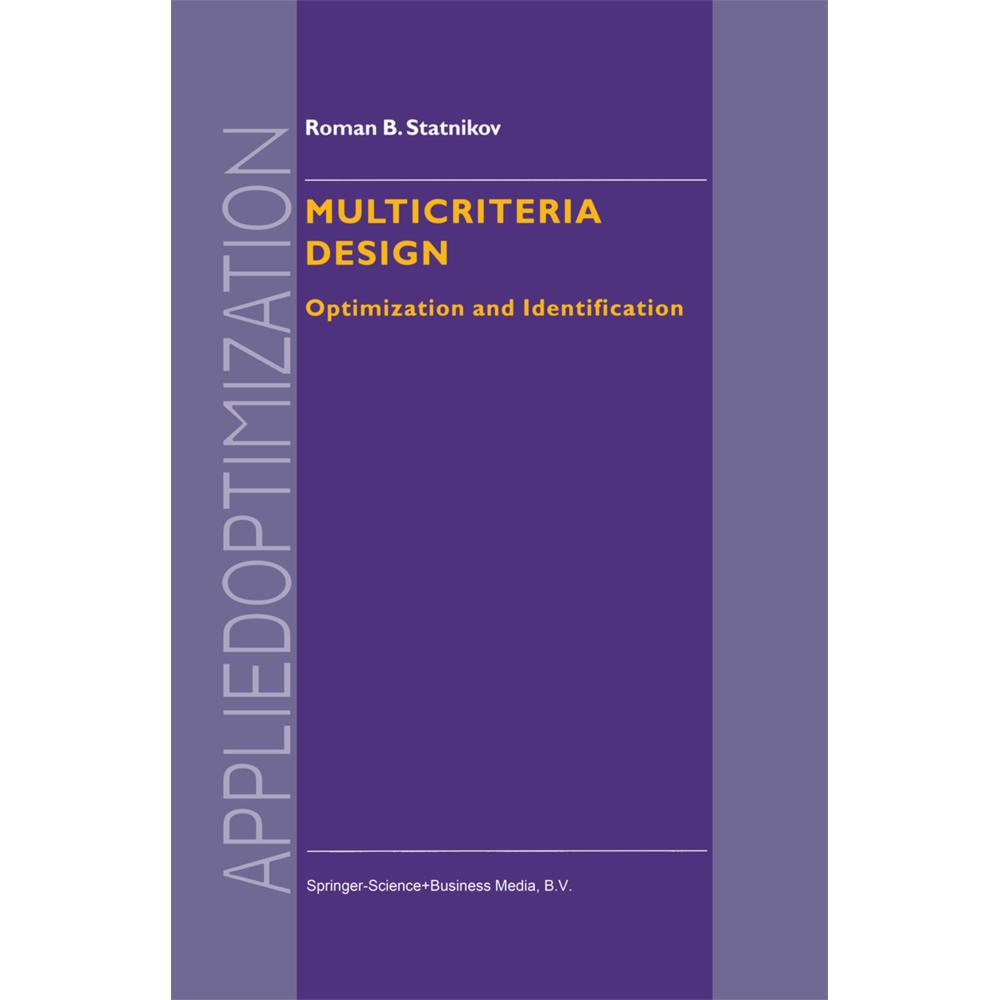 Thumbnail - Multicriteria Design, Fachbücher von R. B. Statnikov