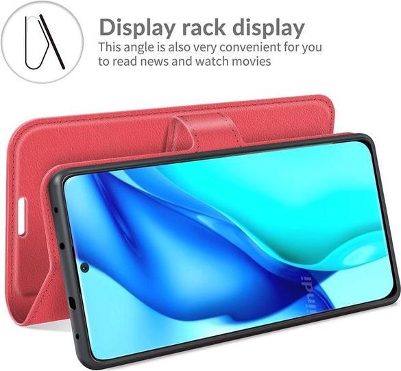 Produktbild MU Classic Litchi Leder Bookcover Series (Huawei P50 Pro)