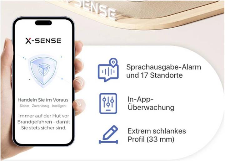 Actual product image X-Sense XS0B-MR31 3 1 RF-Rauchmelder-Set mit Gateway