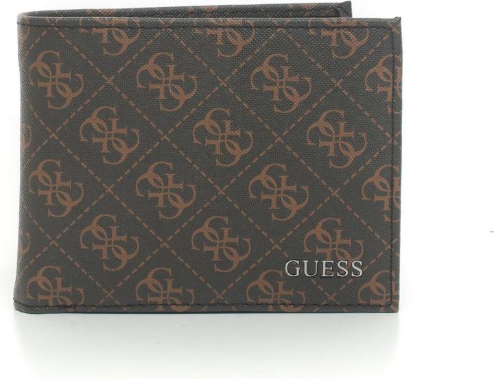 Produktbild Guess Vezzola, Textile Wallet, Billfold, w/sf w/cp, Brown Logo, For Men