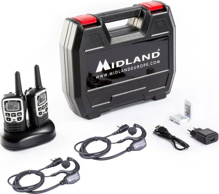 Produktbild Midland XT50 Adventure Funkgeräte schwarz/silber (8 km)