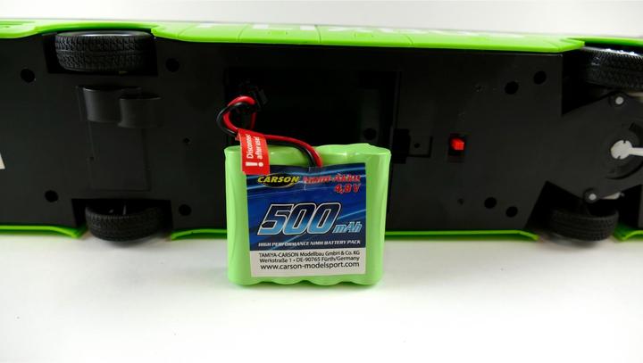 Produktbild Carson 4,8V/500mAh NiMH Akku : 500907342 JST (4.80 V, 500 mAh)