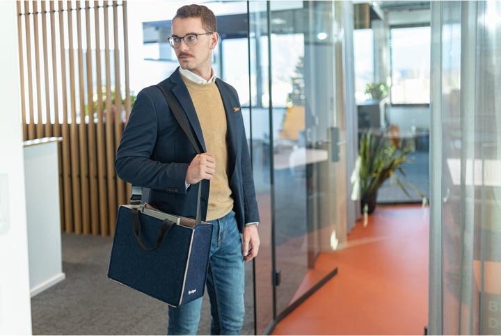 Immagine prodotto Sigel Notebooktasche Desk Sharing Bag Bicolor M, Blau/Beige 15.4 (15.40")